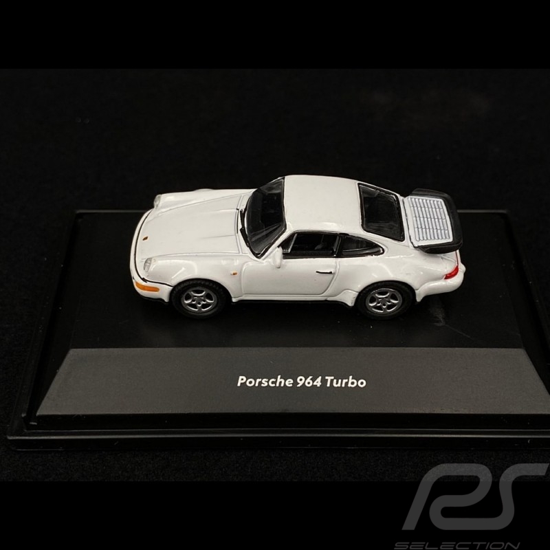 Porsche 911 Turbo type 964 1990 Blanche 1/87 Welly 73134SW