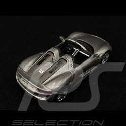 Porsche 918 Spyder Gris métallisé 1/64 Schuco 452011300