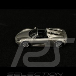 Porsche 918 Spyder Grey metallic 1/64 Schuco 452011300