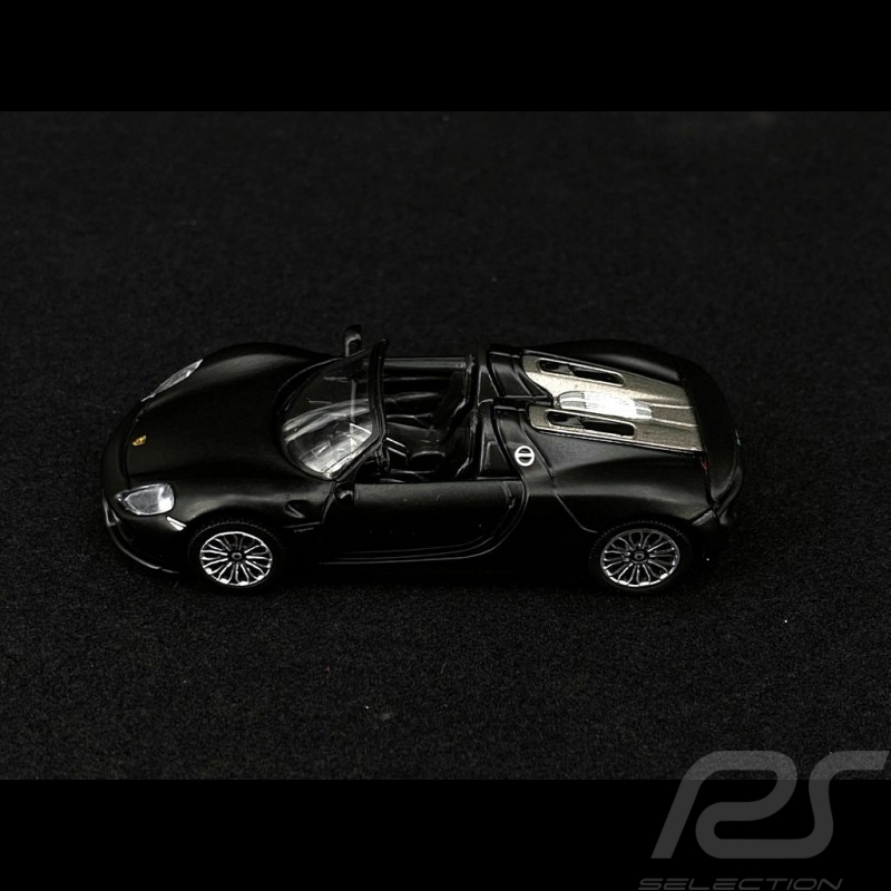Porsche 918 Spyder Matt Schwarz 1/64 Schuco 452011400