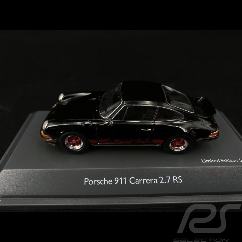 Porsche 911 2.7 Carrera RS 1973 black / red stripes 1/43 Schuco