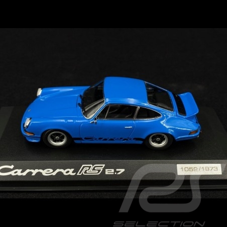 Porsche 911 2,7 Carrera RS 1973 bleue 1/43 Minichamps WAP020142H