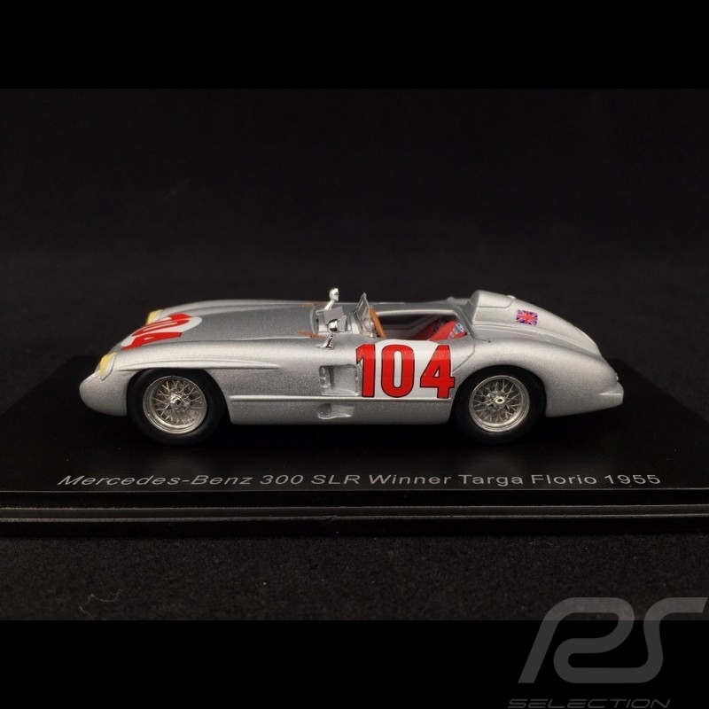 Mercedes-Benz 300 SLR n° 104 Sieger Targa Florio 1955 1/43 Spark 43TF55