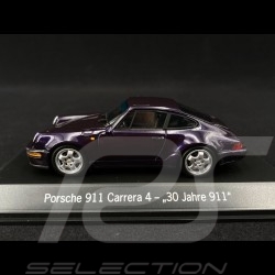 Porsche 911 typ 964 Carrera 4 " 30 Jahre Porsche 911 " 1993 viola 1/43 Spark MAP02051120