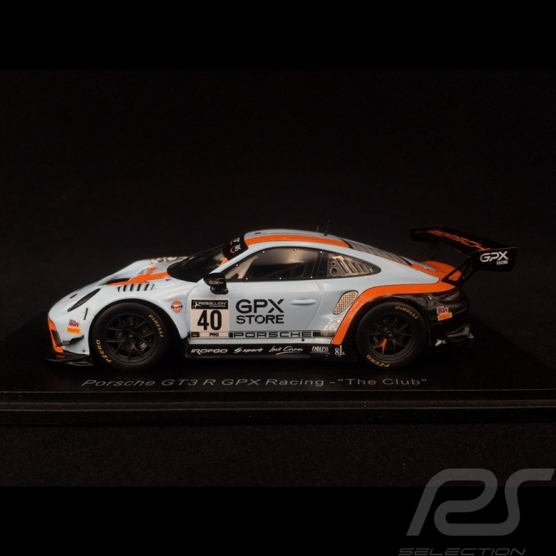 Porsche 911 GT3 R typ 991 n° 40 GPX Racing "The Club" 1/43 Spark SP324