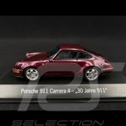Porsche 911 type 964 Carrera 4 " 30 Years Porsche 911 " 1993 viola 1/43 Spark MAP02051020