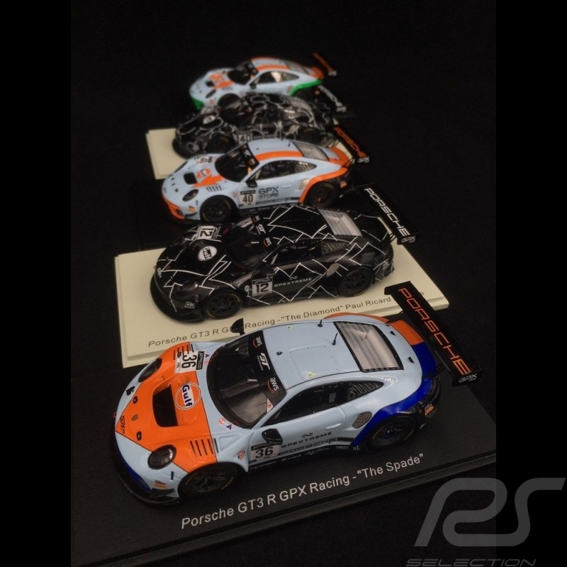 Porsche 911 991 GT3 R GPX Gulf Racing # 12 GT Test Paul Ricard 2020 1:43 Spark