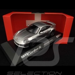 Porsche 911 Turbo S Limited Schweizer Edition Geneva Motorshow 2020 - Sammler 1/43 Minichamps WAP0201360LCHE