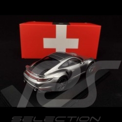 Porsche 911 Turbo S Limited Swiss Edition Geneva Motorshow 2020 - collector 1/43 Minichamps WAP0201360LCHE