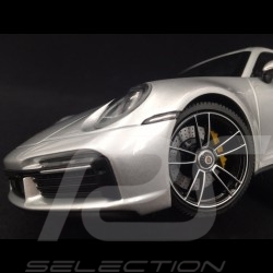 Porsche 911 Turbo S type 992 GT Silver Grey Metallic 2020 1/18 Minichamps WAP02117A0L001