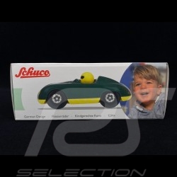 Vintage Spyder wooden racing car for children Green Schuco 450987500