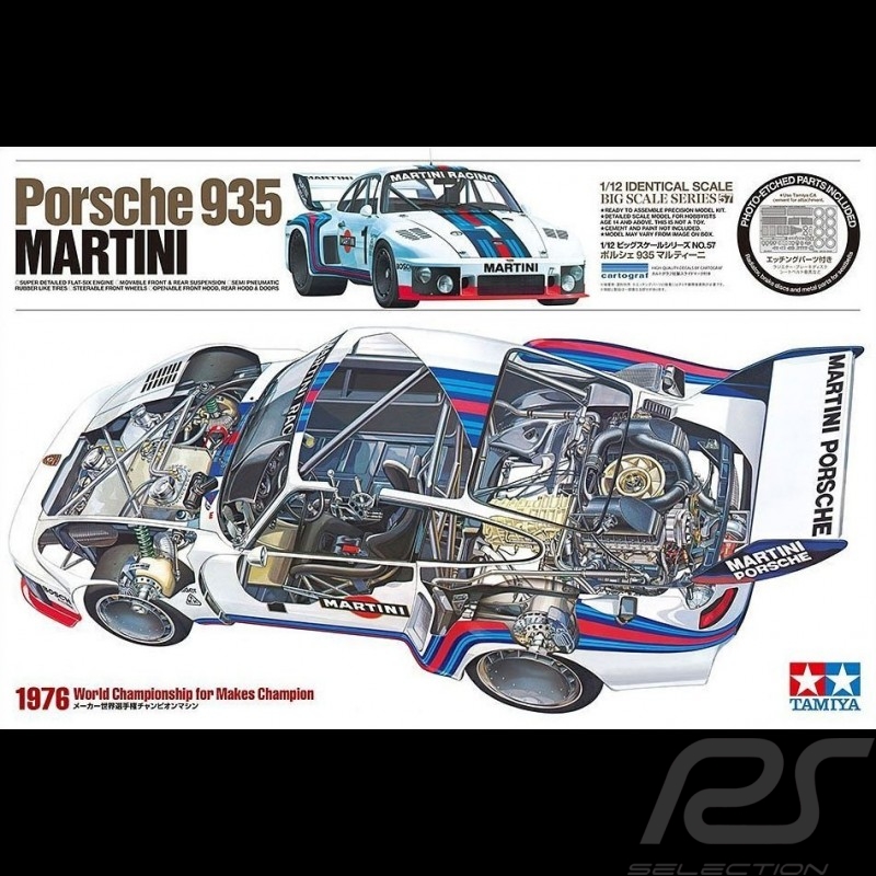 Porsche Kit 935 Martini 1976 1/12 Tamiya 12057