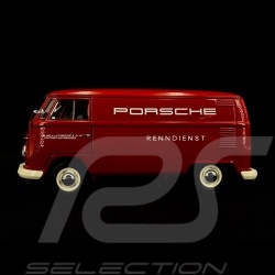 VW Combi T1 transporteur Porsche service course 1963 rouge 1/18 Schuco 450029900