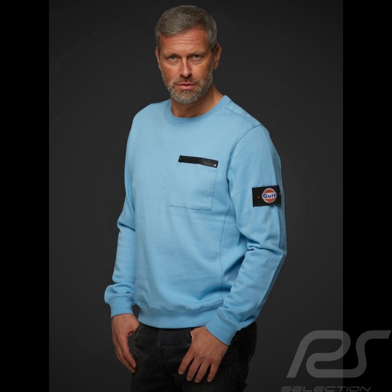Gulf Sweatshirt Himmelblau - Herren