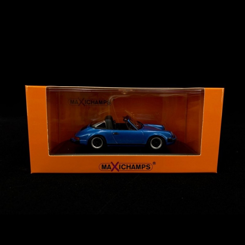 Porsche 911 Targa 1977 Bleu Métallisé - Miniature 1/18 KK-Scale KKDC180681