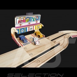 Porsche Racing 600 cm wooden track with 3 cars and accessories Eichhorn 109475855