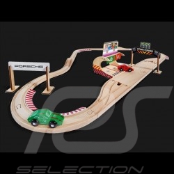 Porsche Racing 350 cm wooden track with 2 cars and accessories Eichhorn 109475850