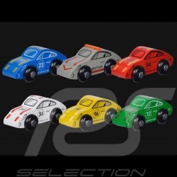 Set Circuit Porsche Racing en bois 1000 cm avec 6 voitures et accessoires Eichhorn 109475850 109475855 109475860