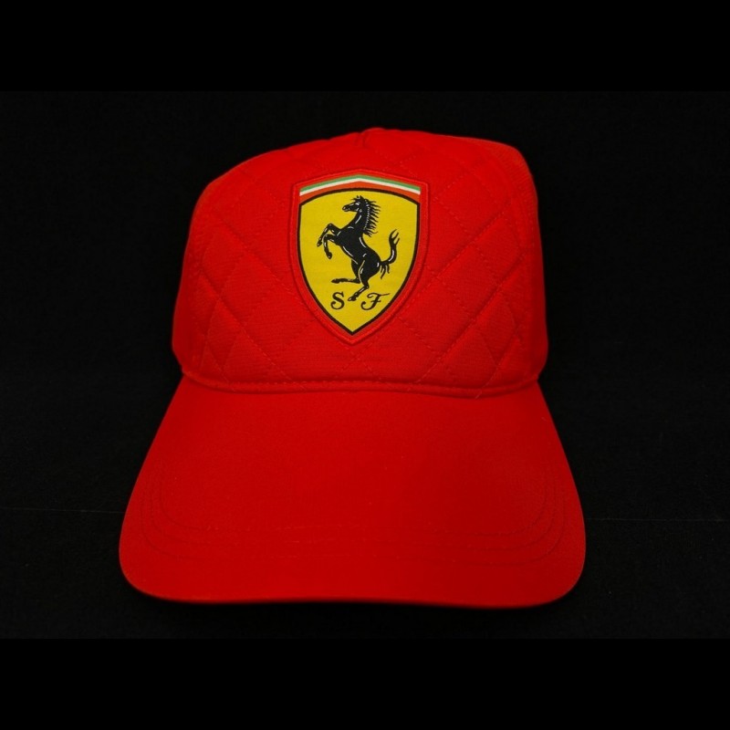 Casquette Ferrari Rouge - Coton, Taille Réglable, Neuf Avec Étiquettes