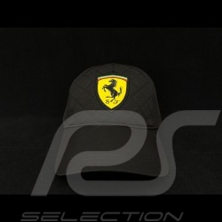 Casquette cap Ferrari matelassée quilted gesteppt noire