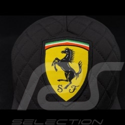 Casquette cap Ferrari matelassée quilted gesteppt noire