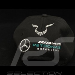 Casquette Mercedes AMG Petronas Motosport Lewis Hamilton n° 44 noire Mercedes-Benz 141191045100