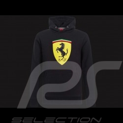 Sweatshirt Ferrari hoodie à capuche noir Collection Ferrari Motorsport - enfant