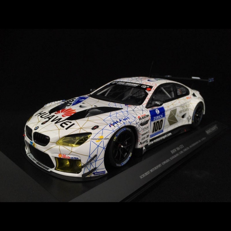 BMW M6 GT3 Schubert Motorsport n° 100 Nüburgring 2016 1/18