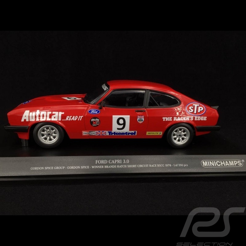 Ford Capri 3.0 Gordon Spice Group n° 9 Winner Brands Hatch BSCC 1978 1/18 Minichamps 155788609