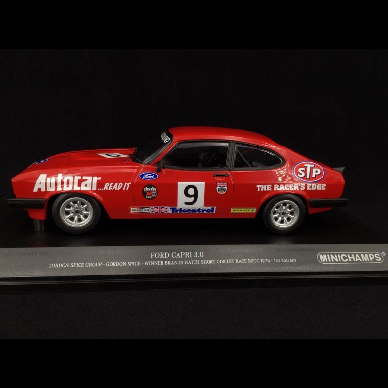 Miniature Ford Capri MKIII 3.0 – Minichamps 1/18 – Brands Hatch BSCC 1978