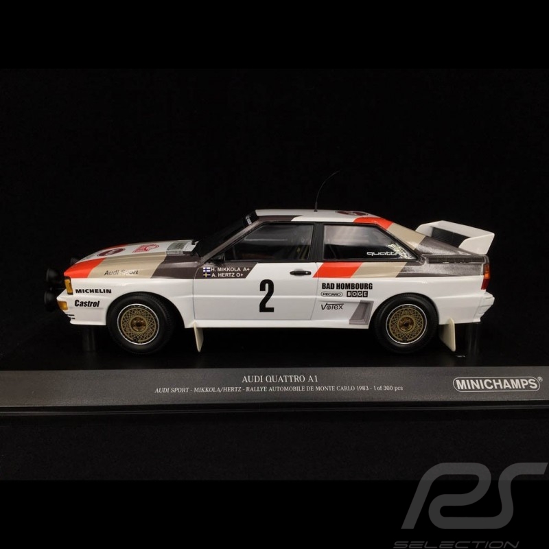 Audi Quattro A1 Audi Sport n° 2 Rallye Monte Carlo 1983 1/18 Minichamps 155831102