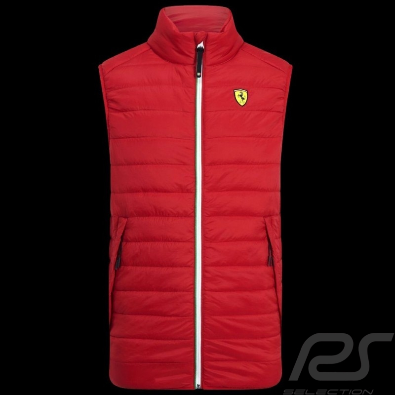 Ferrari Jacke Gesteppt Armellose Rot Ferrari Motorsport Collection - Herren