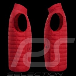 Ferrari Jacket Padded Sleeveless Red Ferrari Motorsport Collection - men