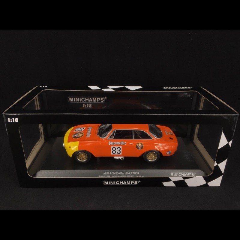 Alfa Romeo 1300 GTA Junior Jägermeister n° 83 DRM 1972 1/18