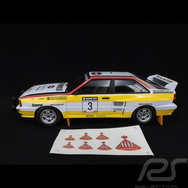 Audi Quattro A2 Audi Sport n° 3 Vainqueur Sanyo Rallye New Zealand 1984 1/18 Minichamps 155841103