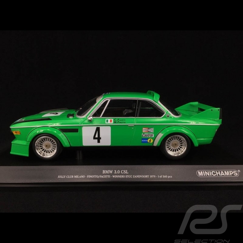 BMW 3.0 CSL Jolly Club n° 4 Winner ETCC Zandvoort 1979 1/18 Minichamps 155792504