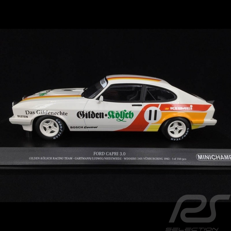 Ford Capri 3.0 Gilden Kölsch Racing Team n° 11 Vainqueur Nürburgring 1982 1/18 Minichamps 155828611
