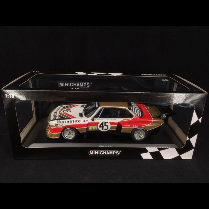 BMW 3.5 CSL Hermetite n° 45 Le Mans 1976 1/18 Minichamps 155762645