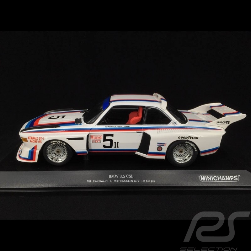 BMW 3.5 CSL n° 5 6H Watkins Glen 1979 1/18 Minichamps 155792605