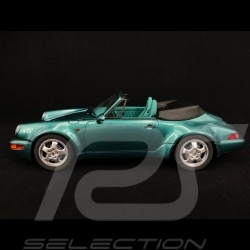 Porsche 911 Cabriolet typ 964 Turbo look 1992 Wimbledon grün  1/18 GT Spirit GT294