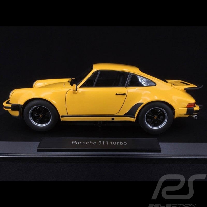 Porsche 911 Turbo 3.0 type 930 1976 Yellow 1/18 Norev 187579