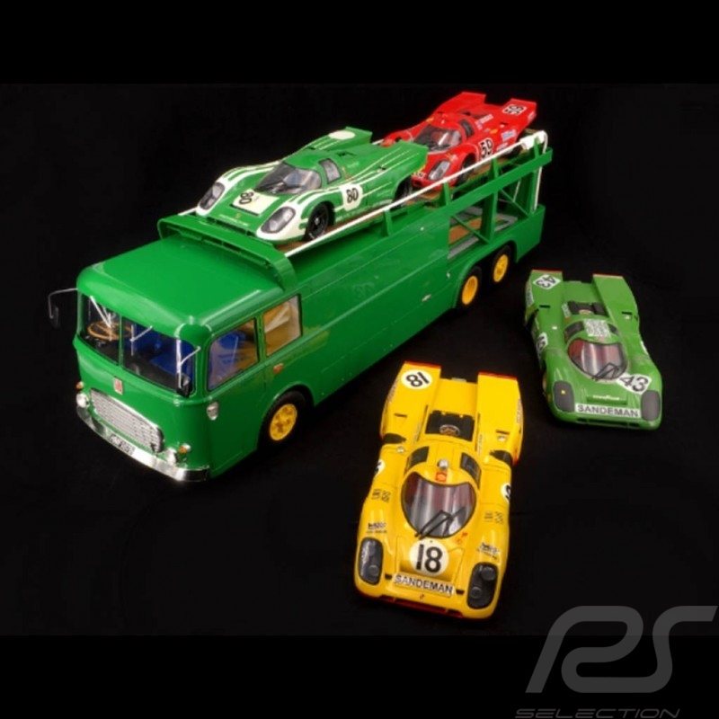 Fiat Bartoletti 306/2 Transporteur Porsche David Piper Racing 1970 Vert 1/18 Norev 187702