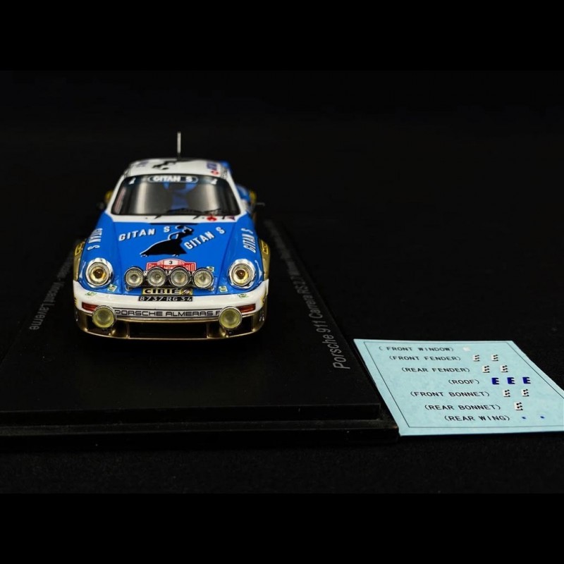 Porsche 911 Carrera RS 2.7 n° 3 Winner Rallye Monte Carlo 1978 1/43 Spark  S6639