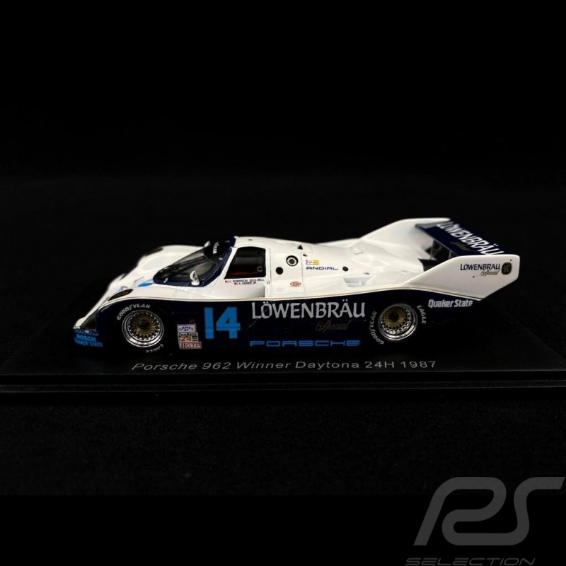Porsche 962 Löwenbräu Vainqueur Daytona 24H 1987 1/43 Spark 43DA87