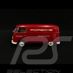 VW Transporter T1 van Porsche racing service 1963 red 1/32 Schuco 450785300