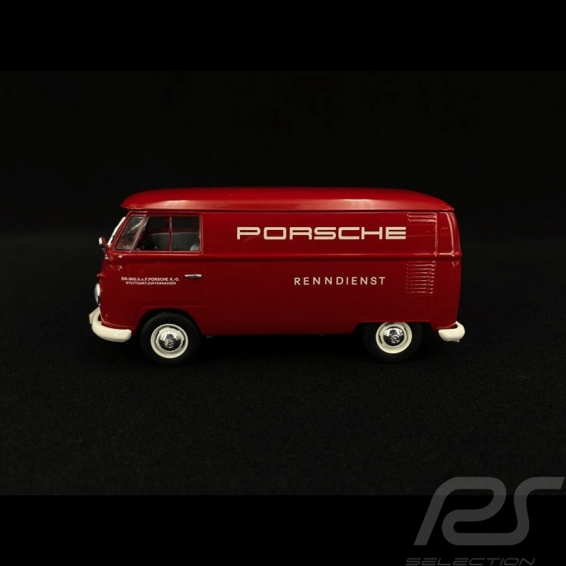 VW Combi T1 transporteur Porsche service course 1963 rouge 1/32 Schuco 450785300