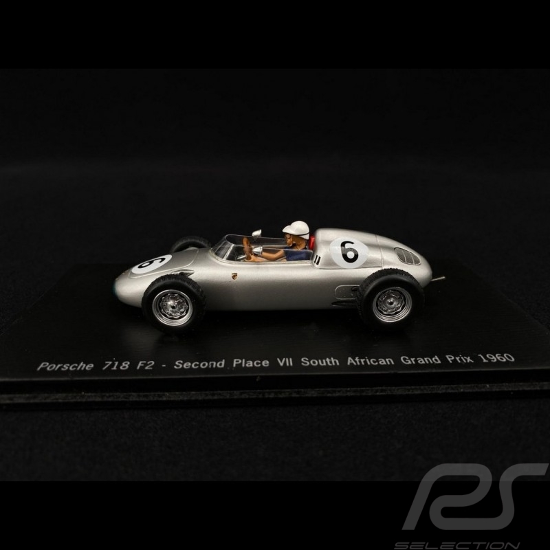 Porsche 718 F2 n° 6 GP Afrique 1960 1/43 Spark MAP02021313