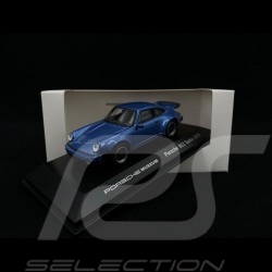 Porsche 911 Turbo 3.0 " 40 ans Turbo " bleu 1/43 Welly MAP01993014