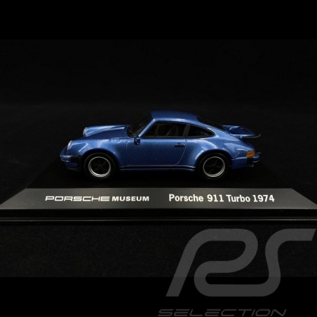 Porsche 911 Turbo 3.0 " 40 Years Turbo " blue 1/43 Welly MAP01993014