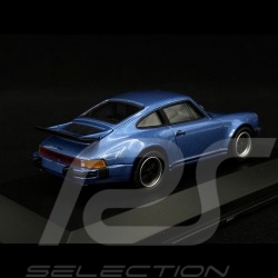 Porsche 911 Turbo 3.0 " 40 ans Turbo " bleu 1/43 Welly MAP01993014